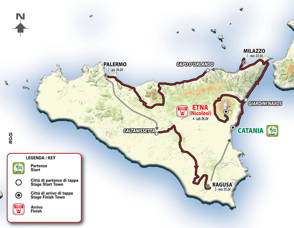 シチリアを舞台にした4日間のステージレース ジロ ディ シチリア に初山翔と中根英登が参戦 自転車動画シクロチャンネル Cyclochannel